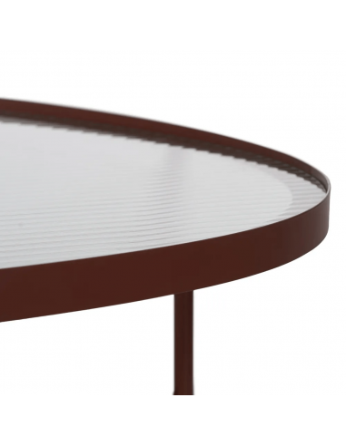 Trixie Mesa de centro estilo industrial 78 x...