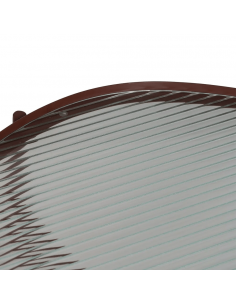 Mesa de centro estilo industrial Trixie 78 x 37, metal... 2