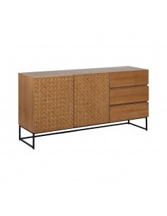 Aparador Marigni 160 x 79, 2 portas e 3 gavetas em...