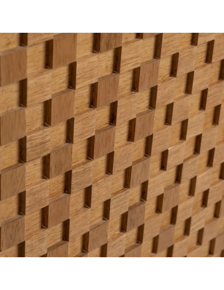 Mueble de TV Marigni 148 x 60, 2 puertas y 1 cajón de madera y MDF en fresno