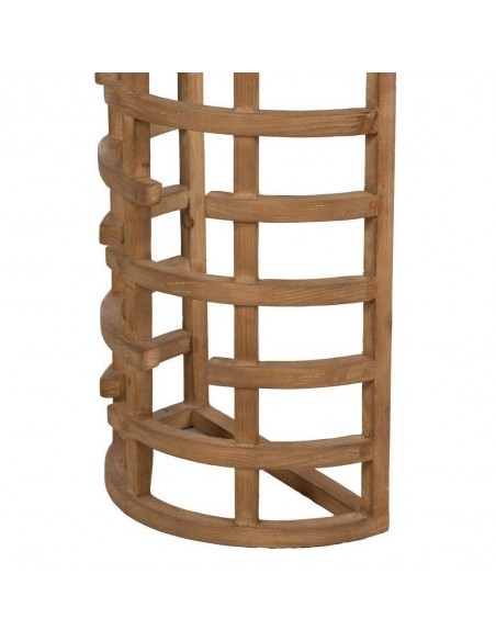 Consola de hall oval ZENDAYA 120 x 76 em madeira natural