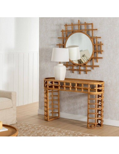 Consola de hall oval ZENDAYA 120 x 76 em...