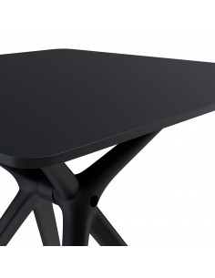 Mesa quadrada para exterior JULIET 70 x 70, polipropileno... 2