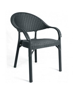Silla con brazos exterior TORREVIEJA, apilable,...