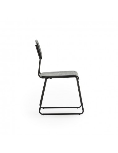 Silla de estilo retro AIRA, chapa de roble...