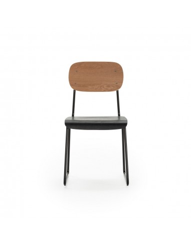 Silla de estilo retro AIRA, chapa de roble...