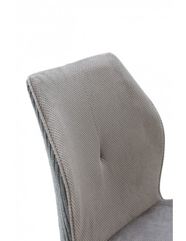 Silla de diseño ADAYA combinada en pana y tejido