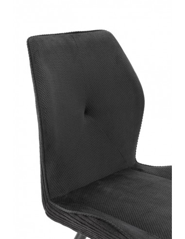 Cadeira de design ADAYA combinada em veludo...