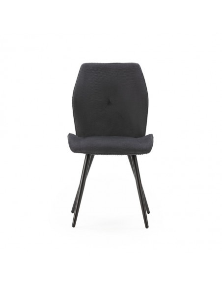 Silla de diseño ADAYA combinada en pana y tejido