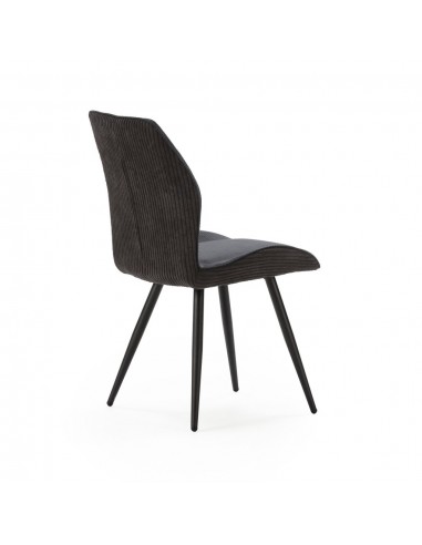 Cadeira de design ADAYA combinada em veludo...