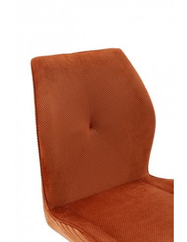 Cadeira de design ADAYA combinada em veludo...