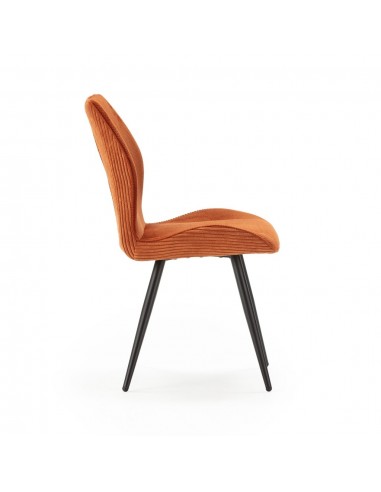 Silla de diseño ADAYA combinada en pana y tejido