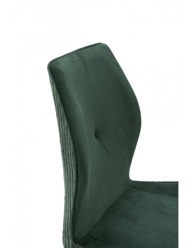 Silla de diseño ADAYA combinada en pana y tejido