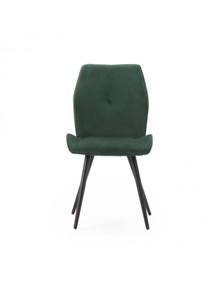 Silla de diseño ADAYA combinada en pana y tejido