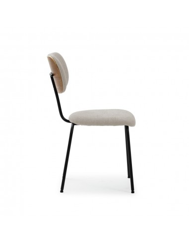 Silla de comedor estilo industrial DASH, tejido...