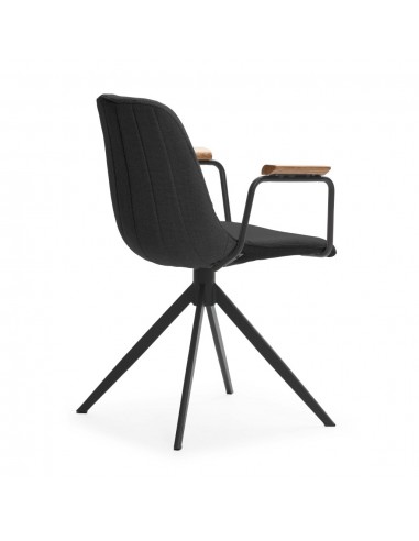 Cadeira giratória TALI com braços, tecido e...