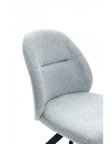 Silla de comedor giratoria TAMARA, tejido y...
