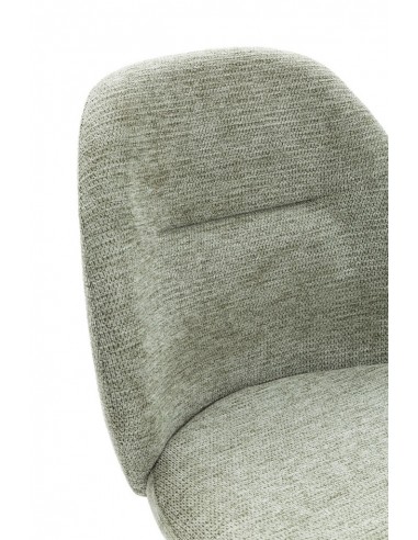 Silla de comedor giratoria TAMARA, tejido y...