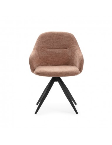 Silla con brazos giratoria TAMARA, tejido y...