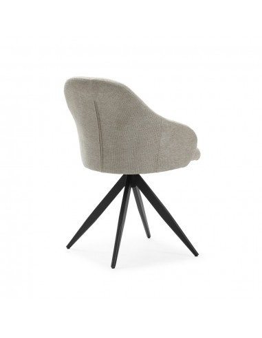 Silla con brazos giratoria TAMARA, tejido y...