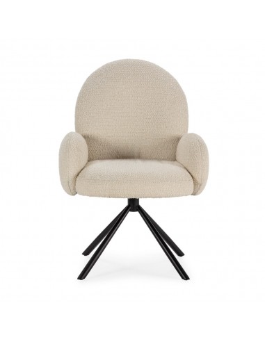 Poltrona giratória design DARIO, pelo efeito...