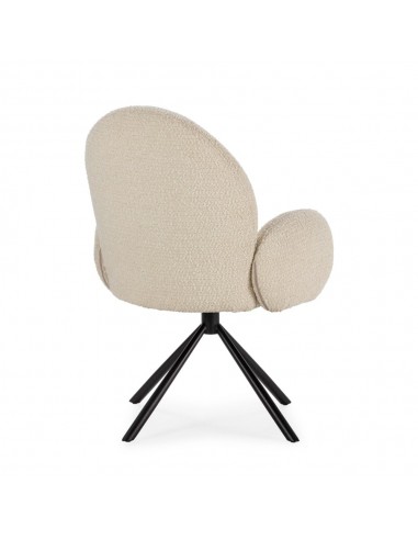 Poltrona giratória design DARIO, pelo efeito...