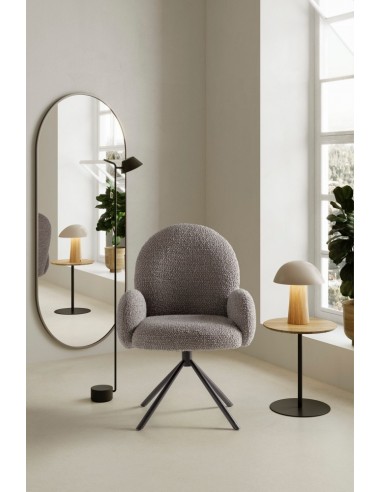 Poltrona giratória design DARIO, pelo efeito...