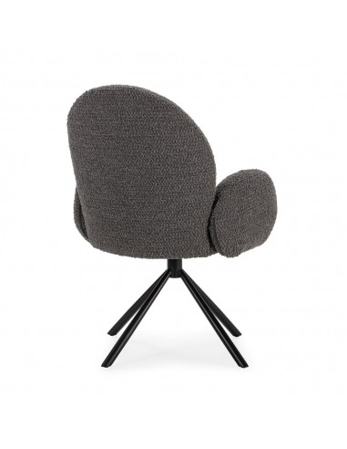 Poltrona giratória design DARIO, pelo efeito...