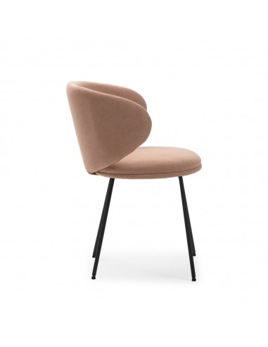 Silla de diseño RUSH en tejido y patas de metal...