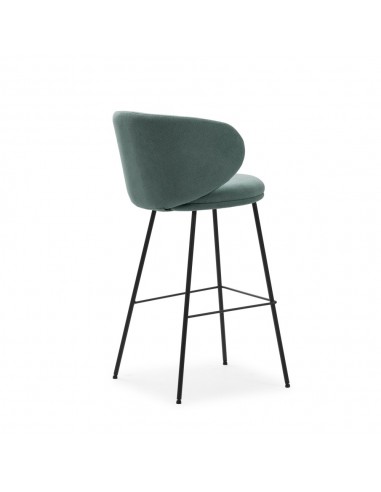Taburete de diseño RUSH 65 en tejido y patas de...