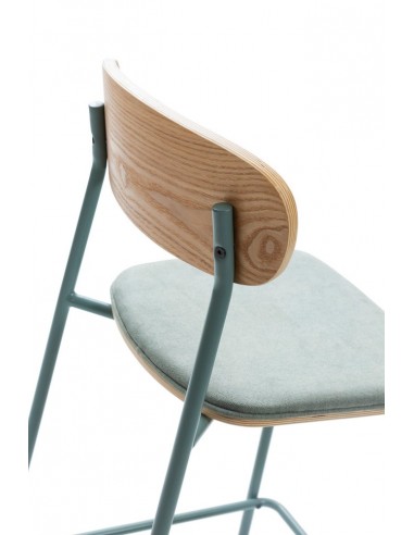 Banqueta moderna Maure 66 em folheado de...