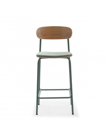 Taburete moderno Maure 66, chapa de roble,...