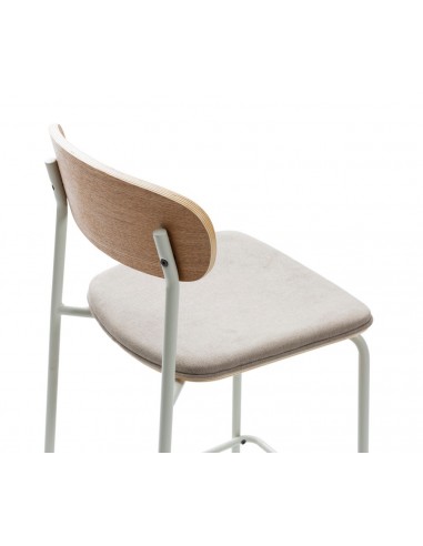 Taburete moderno Maure 66, chapa de roble,...