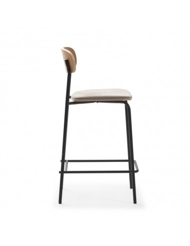 Taburete moderno Maure 66, chapa de roble,...