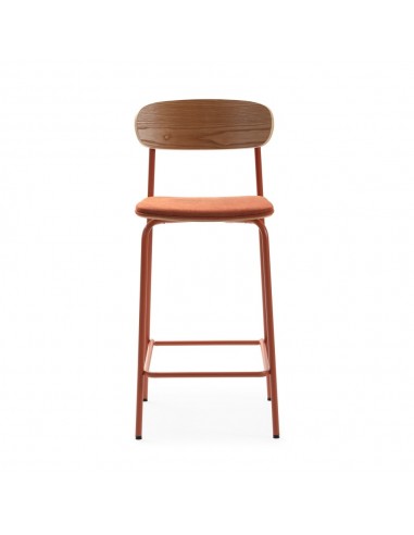 Taburete moderno Maure 66, chapa de roble,...