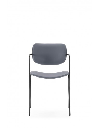 Silla moderna MAURYN de piel sintética y patas...