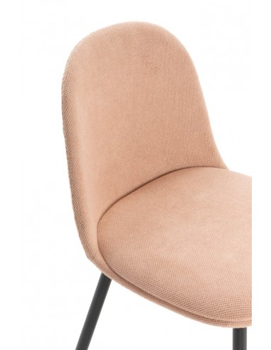 Silla de comedor MALILA de tejido y patas de...