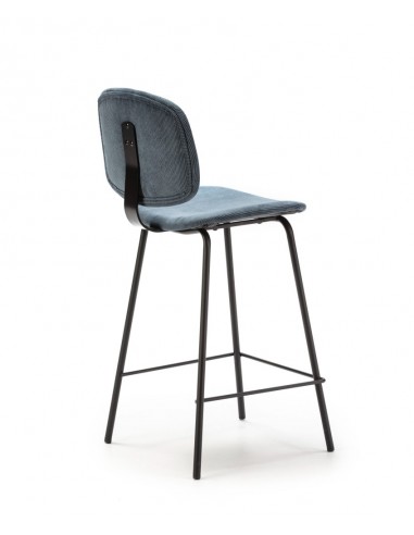 Banqueta estilo retro ARUS 65 tecido veludo...