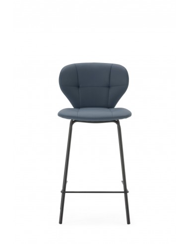 Taburete de diseño MAURA 66, piel sintética y...