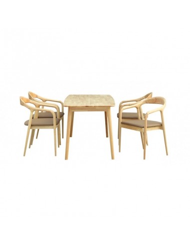 Mesa para cocina de madera natural VIMO 120 x 75