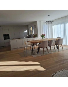 Outlet Silla Konna verde y patas de madera maciza de... 2