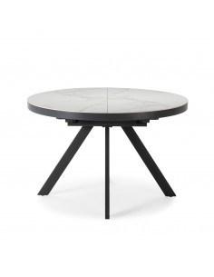 Mesa redonda extensible VASHT 120(160) x 120, ceramica...