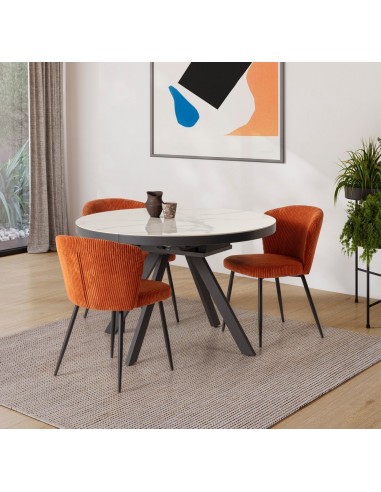 Mesa redonda extensible VASHT 120(160) x 120,...