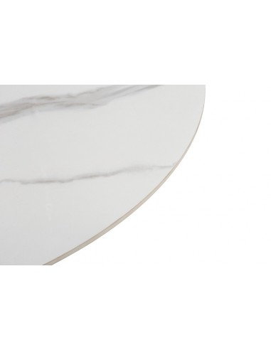 Mesa redonda porcelanico AILA 135, blanco,...