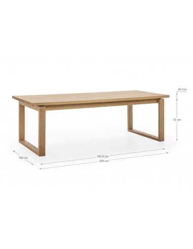 Mesa de diseño mediterráneo RINA 220 x 100...