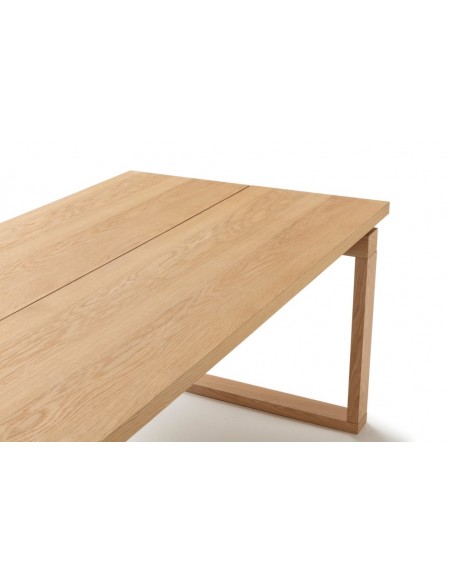 Mesa de diseño mediterráneo RINA 220 x 100 chapa roble