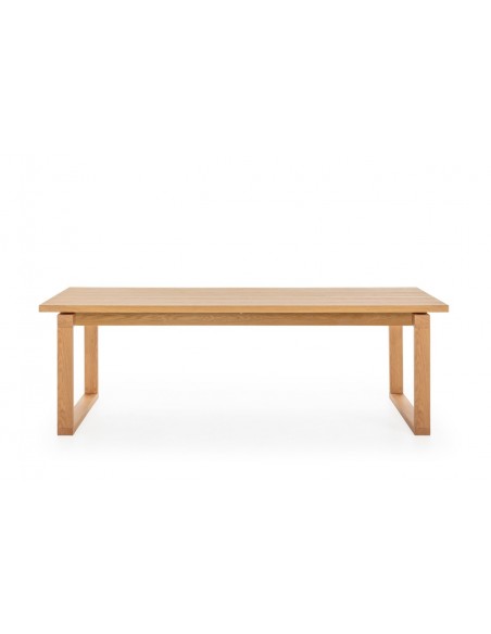 Mesa de design mediterrânico RINA 220 x 100 folheado a carvalho