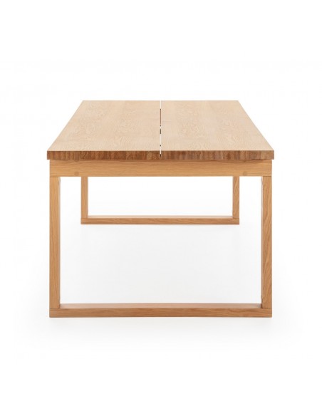 Mesa de design mediterrânico RINA 220 x 100 folheado a carvalho