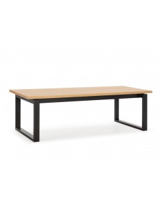 Mesa de design mediterrânico RINA 220 x 100 folheado a...