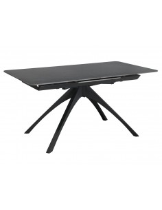 Mesa extensível em porcelânico BECA 150(200) x 85, cinza...